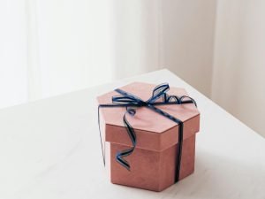 minimalist gift box representing a considered gift experience